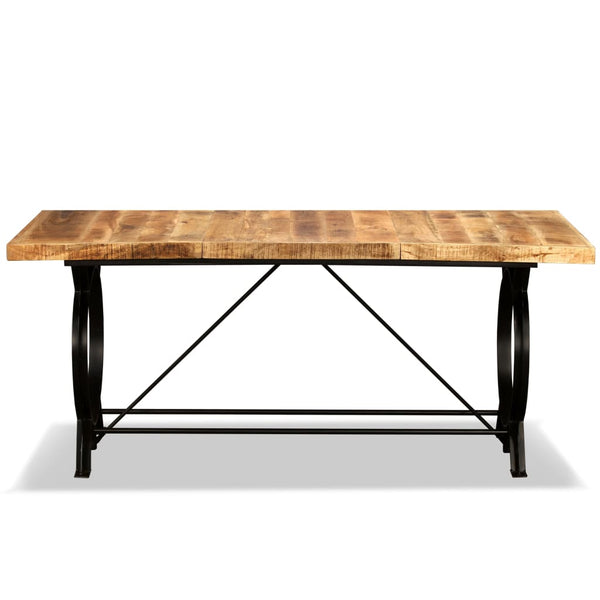 Esstisch Raues Massives Mangoholz 180 cm