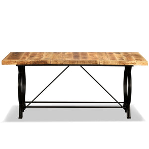 Esstisch Raues Massives Mangoholz 180 cm