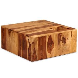 Couchtisch Massivholz Akazie 70x70x30 cm