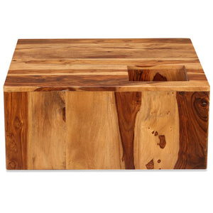 Couchtisch Massivholz Akazie 70x70x30 cm