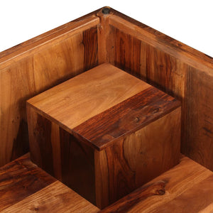 Couchtisch Massivholz Akazie 70x70x30 cm
