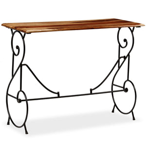 Konsolentisch Massivholz Akazie 100 x 40 x 75 cm