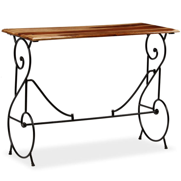 Konsolentisch Massivholz Akazie 100 x 40 x 75 cm
