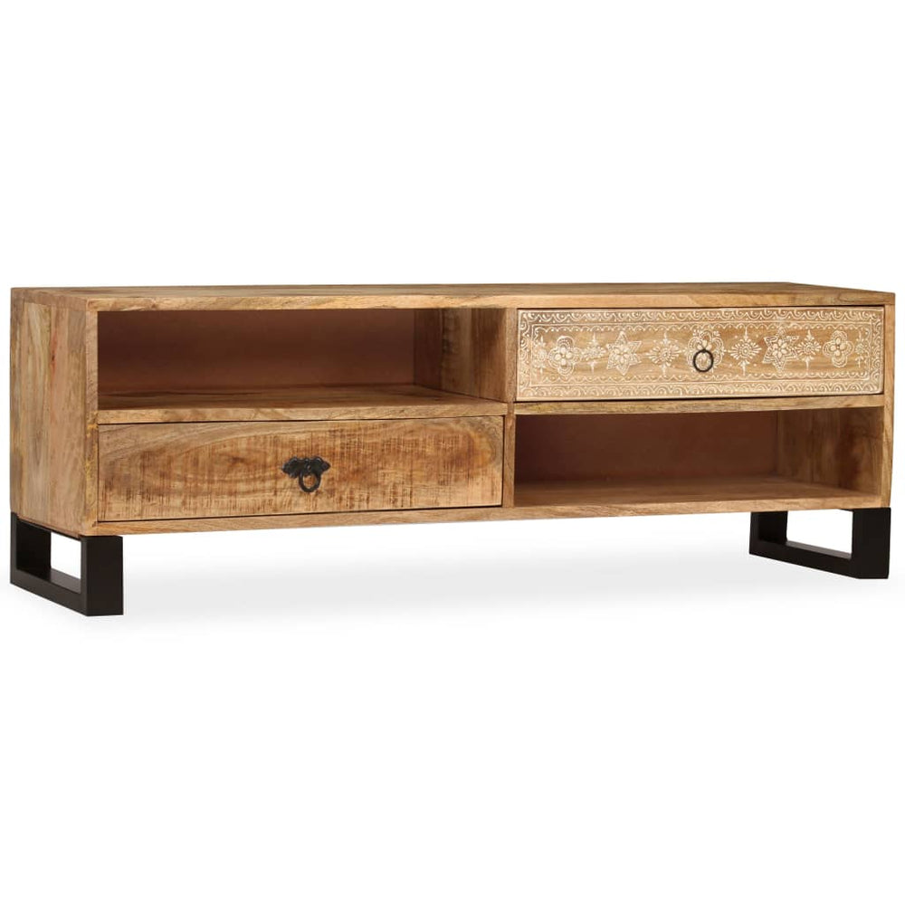 TV-Schrank Massivholz Mango 120x30x40 cm
