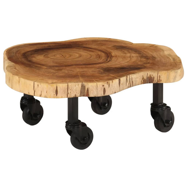 Couchtisch Massivholz Akazie 60x55x25 cm