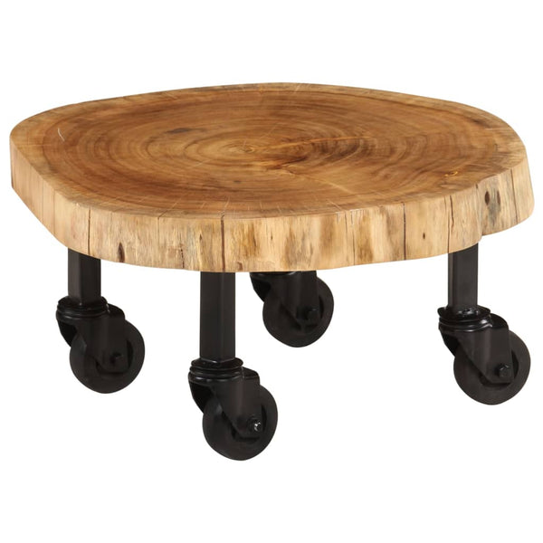 Couchtisch Massivholz Akazie 60x55x25 cm