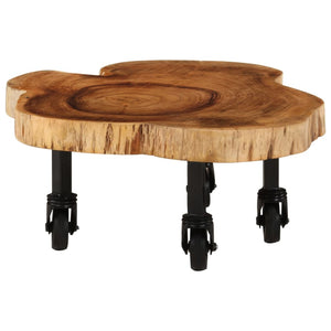 Couchtisch Massivholz Akazie 60x55x25 cm