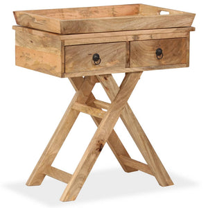 Beistelltisch Mangoholz Massiv 65 x 40 x 76 cm