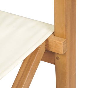 Klappbarer Regiestuhl aus Teakholz