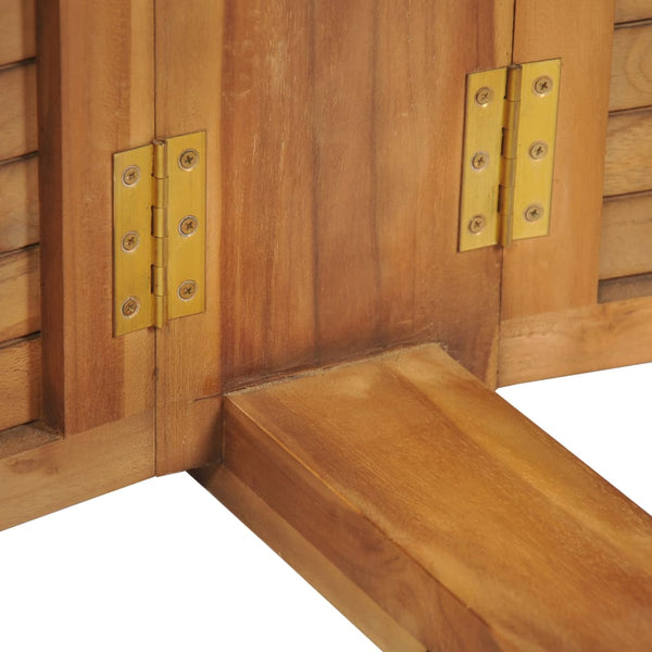 Klappbarer Bartisch Teak Massivholz 155cm