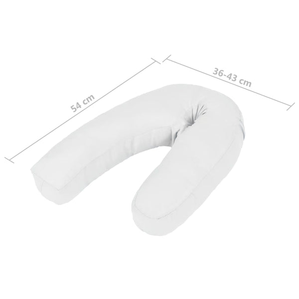 vidaXL Coussin de grossesse en J 54x(36-43) cm