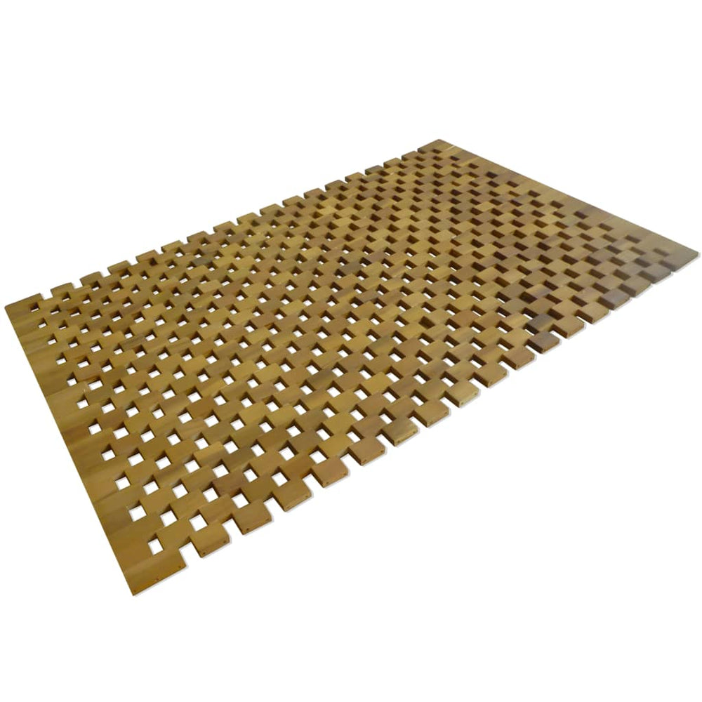 Akazienholz Badematte Mosaik 80x50 cm
