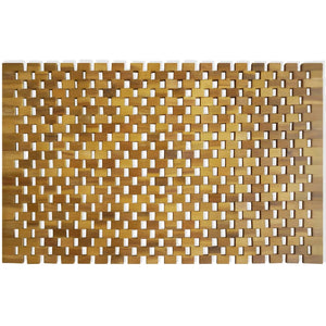 Akazienholz Badematte Mosaik 80x50 cm