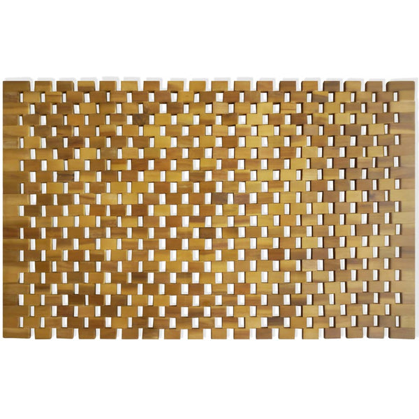 Akazienholz Badematte Mosaik 80x50 cm