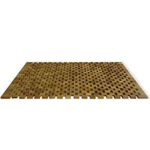 Akazienholz Badematte Mosaik 80x50 cm