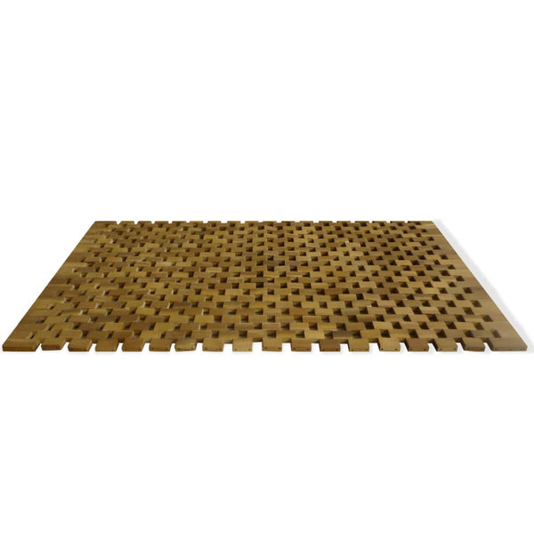 Akazienholz Badematte Mosaik 80x50 cm