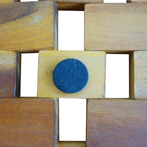 Akazienholz Badematte Mosaik 80x50 cm