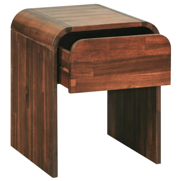 Nachttisch 41,5×42×52 cm Massivholz Akazie