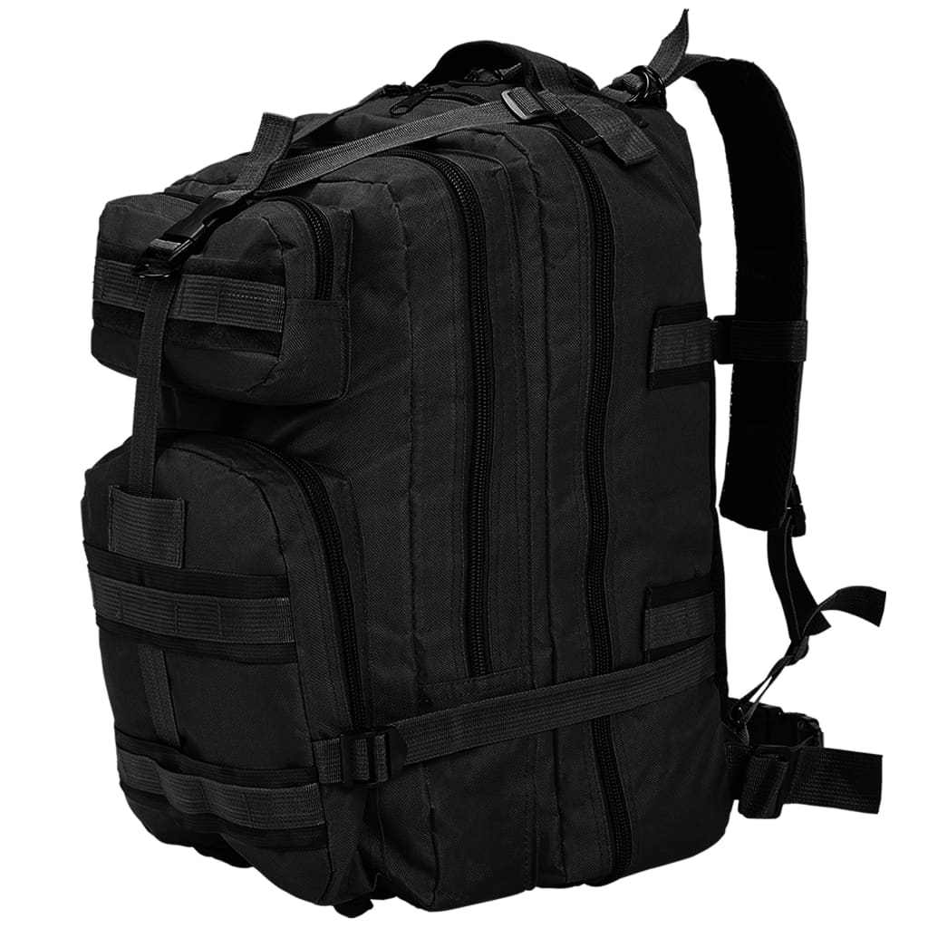 50L Armee Rucksack - Schwarz