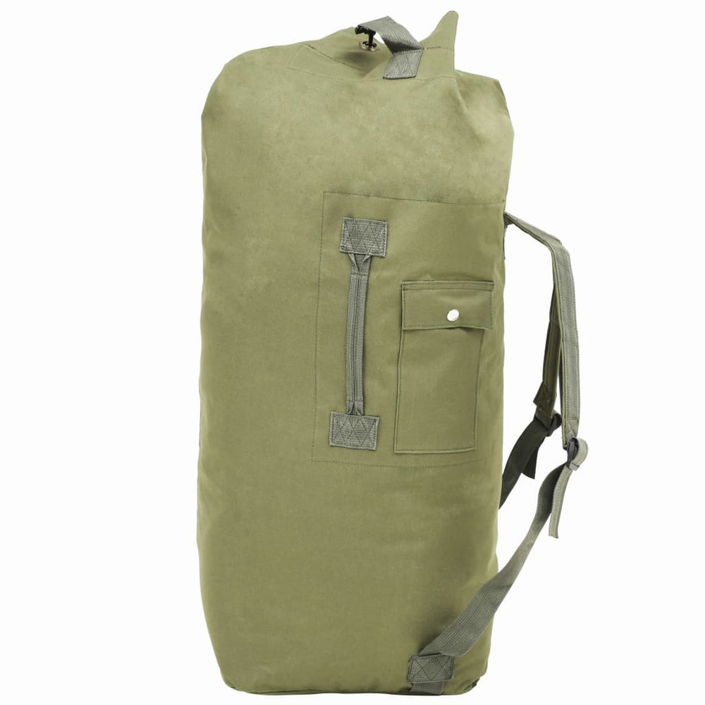 85L Army Duffle Bag Olive Green