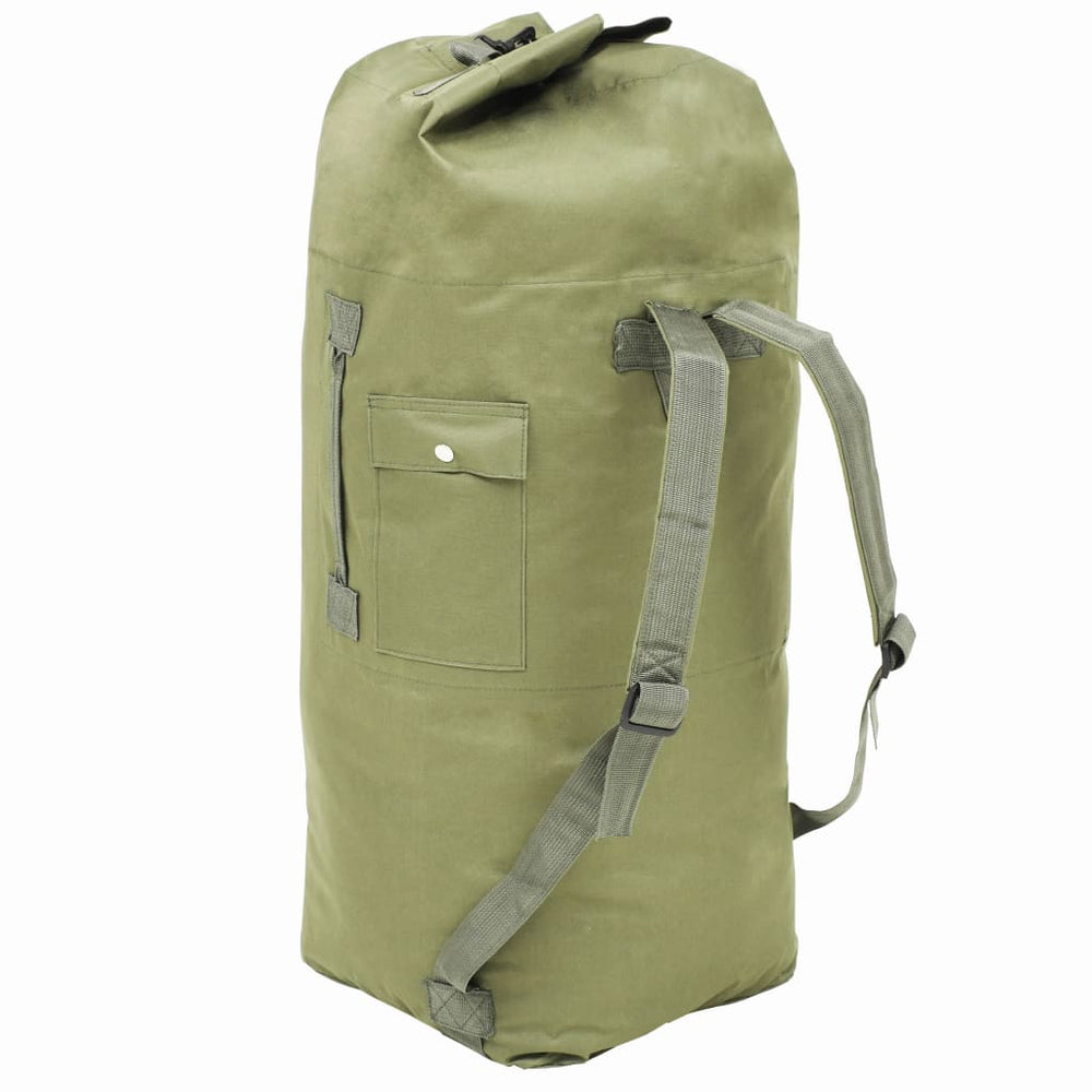 85L Army Duffle Bag Olive Green