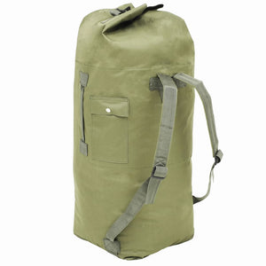85L Army Duffle Bag Olive Green