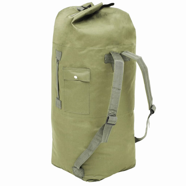 85L Army Duffle Bag Olive Green