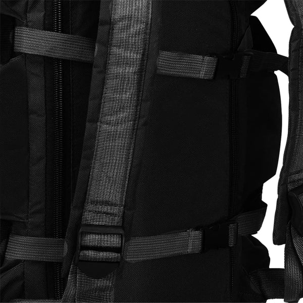 45L Seesack im Armee-Stil - Schwarz