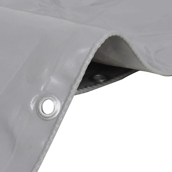 vidaXL Bâche 650 g/m² 2x3 m Gris