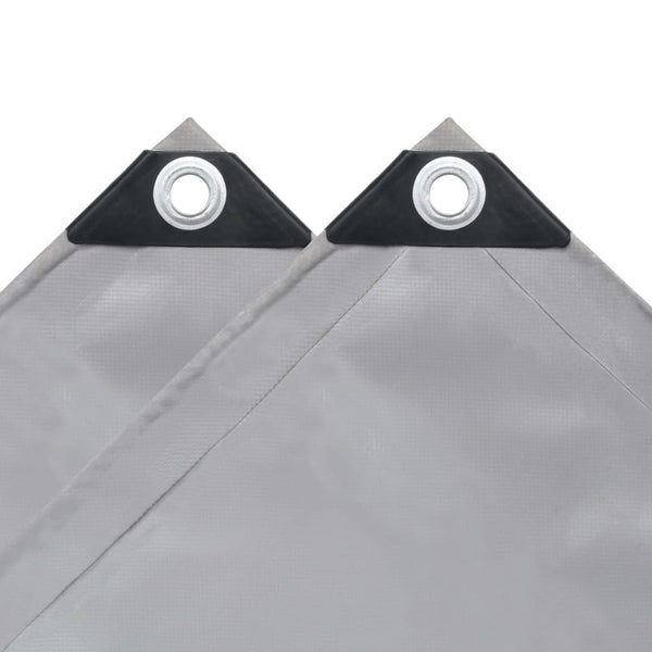 vidaXL Bâche 650 g/m² 2x3 m Gris