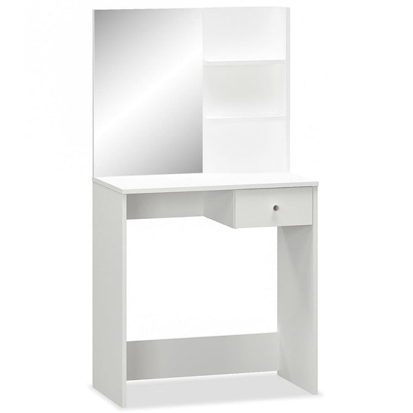 Schminktisch Holzwerkstoff 75x40x141 cm Weiß