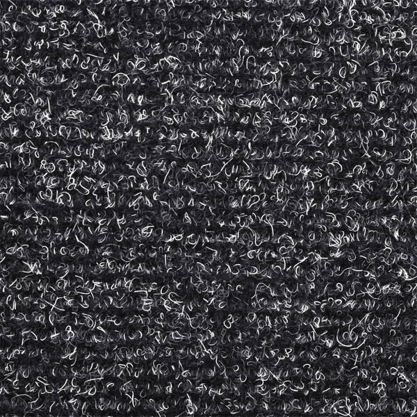 Stufenmatten Selbstklebend 15 Stk. 65x21x4 cm Dunkelgrau Halbrund Groß