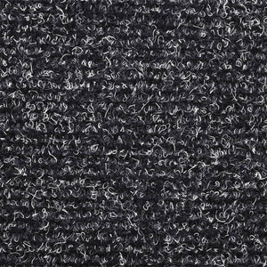 Stufenmatten Selbstklebend 15 Stk. 65x21x4 cm Dunkelgrau Halbrund Groß