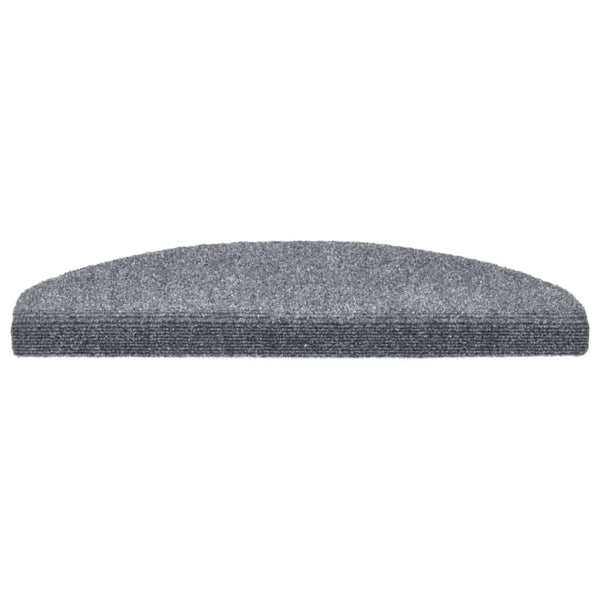 Stufenmatten Selbstklebend 15 Stk. 65x21x4 cm Hellgrau Halbrund Groß
