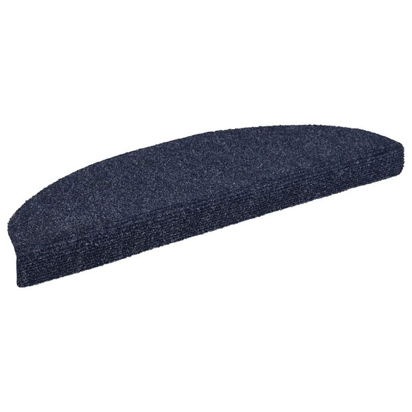 Stufenmatten Selbstklebend 15 Stk. 65x21x4 cm Blau Halbrund Groß