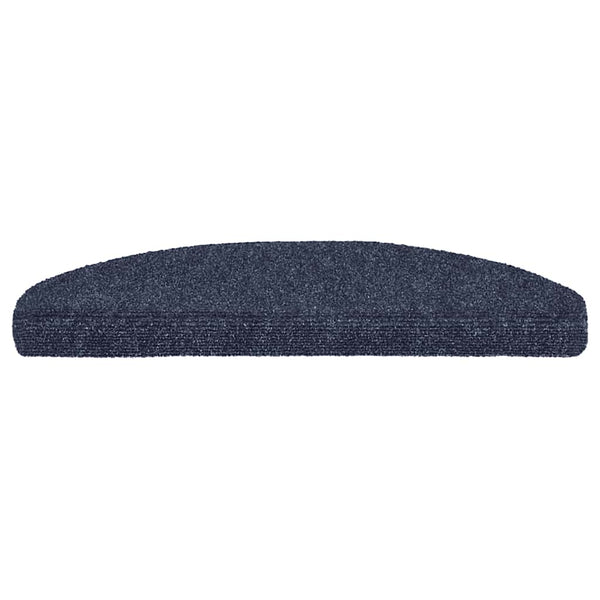 Stufenmatten Selbstklebend 15 Stk. 65x21x4 cm Blau Halbrund Groß