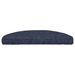 Stufenmatten Selbstklebend 15 Stk. 65x21x4 cm Blau Halbrund Groß