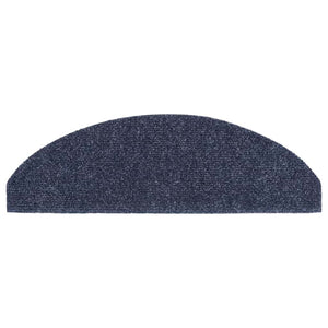 Stufenmatten Selbstklebend 15 Stk. 65x21x4 cm Blau Halbrund Groß