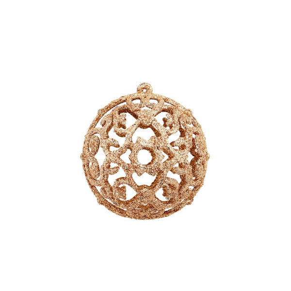 vidaXL Lot de 100 boules de Noël 3/4/6 cm Or rose