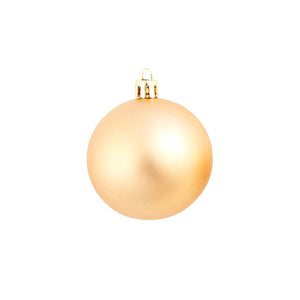 vidaXL Lot de 100 boules de Noël 3/4/6 cm Or rose