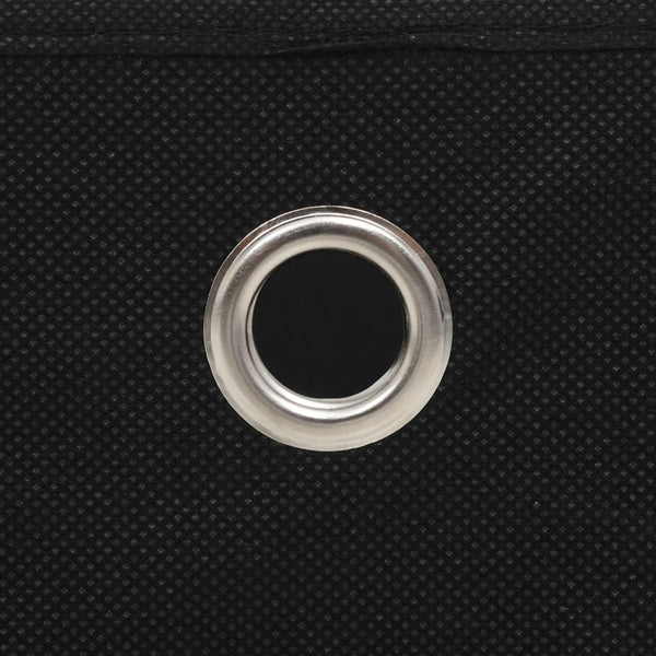 Aufbewahrungsboxen 10 Stk. Vliesstoff 32 x 32 x 32 cm Schwarz