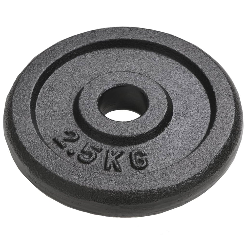 Hantelscheiben aus Gusseisen - 8 x 2,5 kg