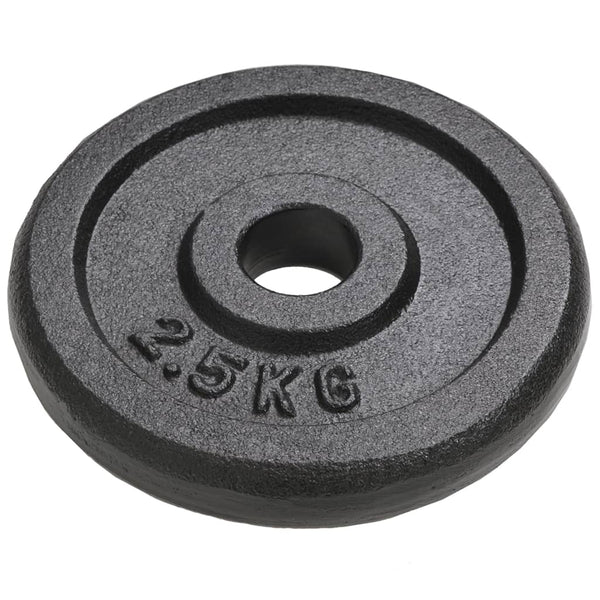 Hantelscheiben aus Gusseisen - 8 x 2,5 kg