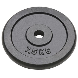 Hantelscheiben aus Gusseisen - 4 x 7,5 kg