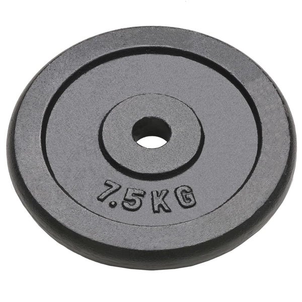 Hantelscheiben aus Gusseisen - 4 x 7,5 kg