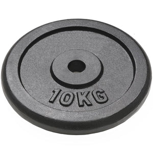 2 x 10kg Hantelscheiben aus Gusseisen