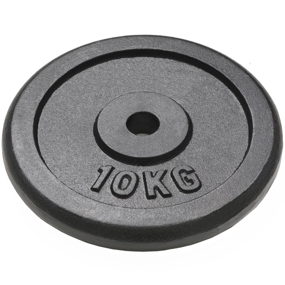 Hantelscheiben aus Gusseisen – 2x10 kg & 2x5 kg
