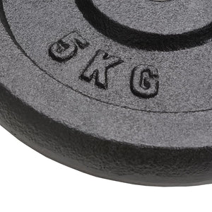Hantelscheiben aus Gusseisen – 2x10 kg & 2x5 kg