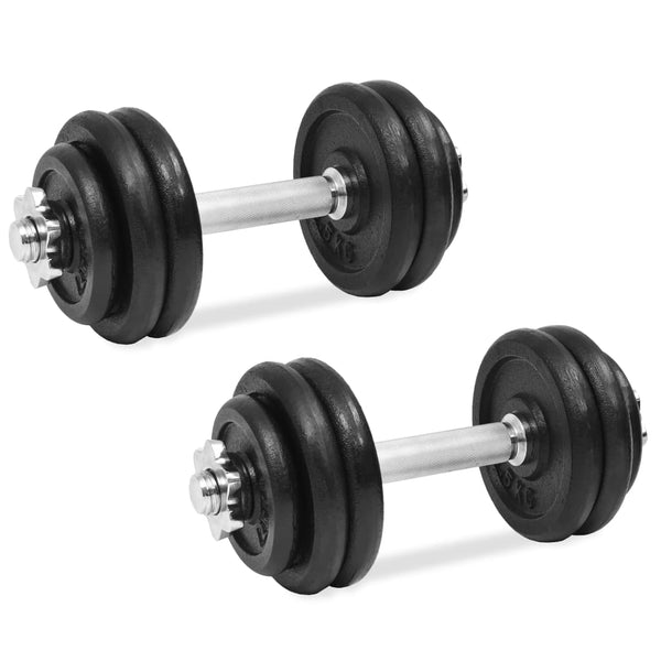 30kg Cast Iron Dumbbell Set