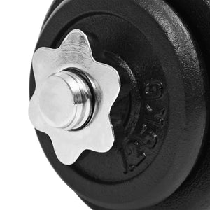 30kg Cast Iron Dumbbell Set
